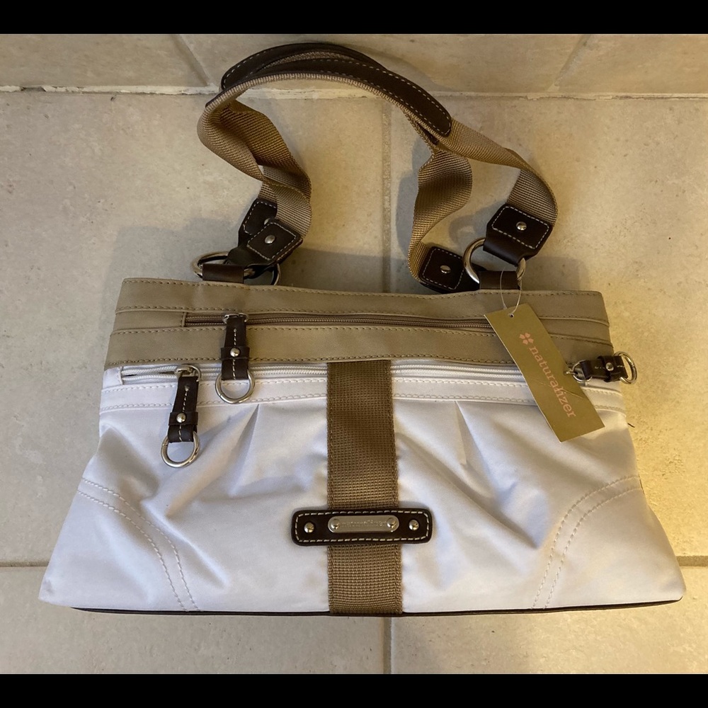 White Naturalizer Handbag